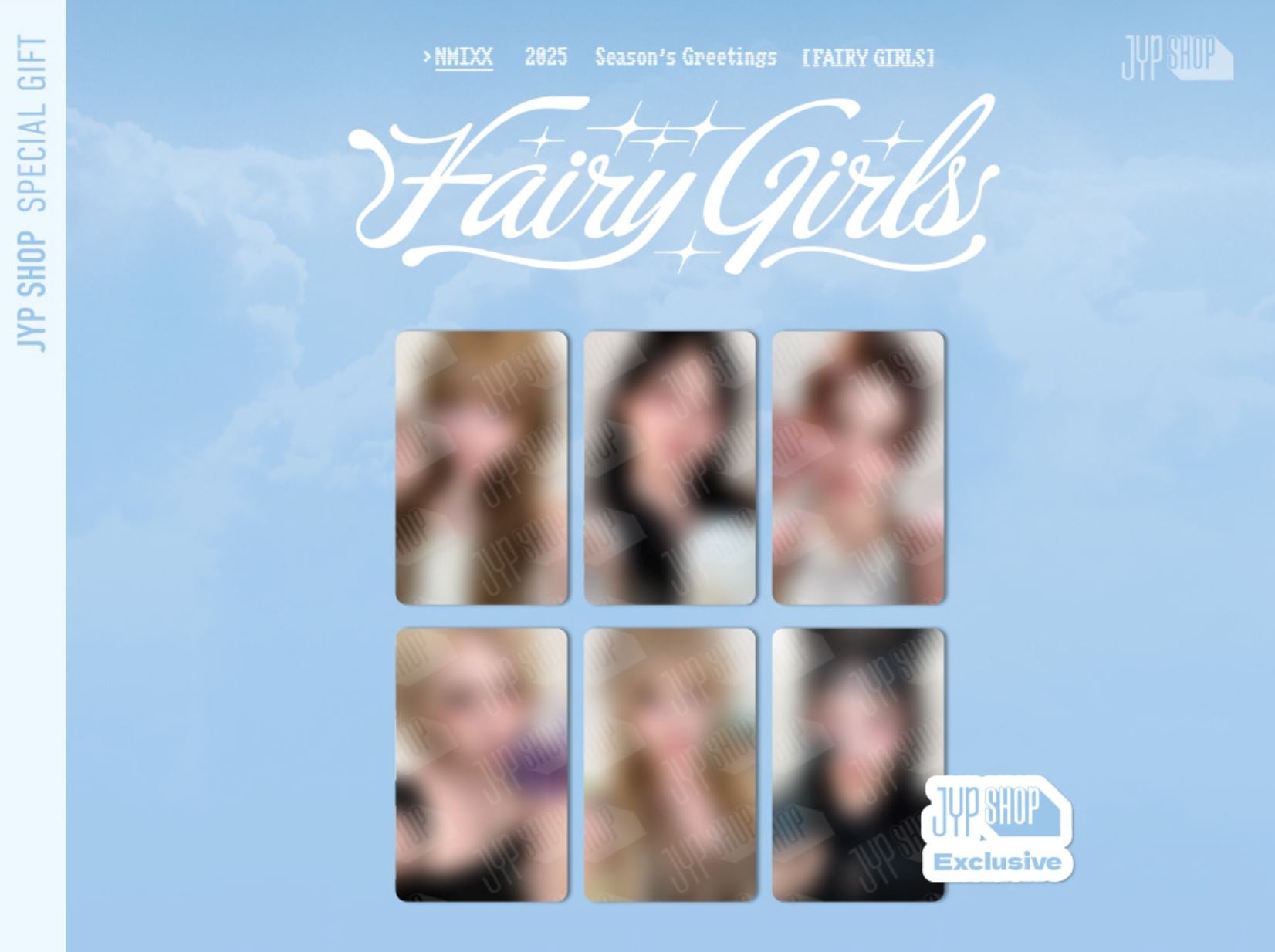 NMIXX - 2025 SEASON'S GREETINGS (FAIRY GIRLS) + JYP SHOP Photocard Set Nolae