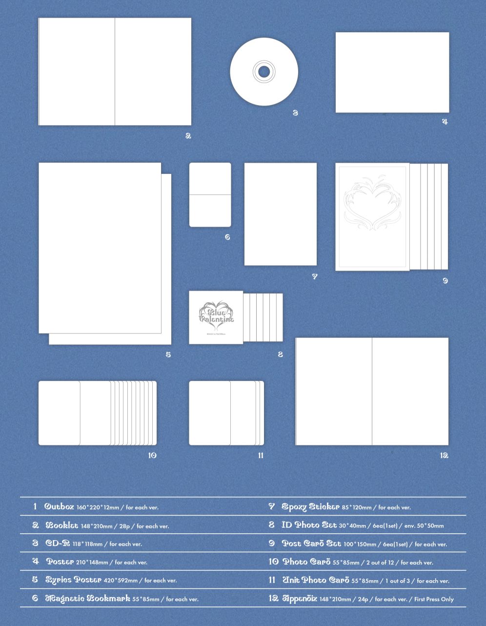 NMIXX - BLUE VALENTINE + Apple Music Photocard Nolae