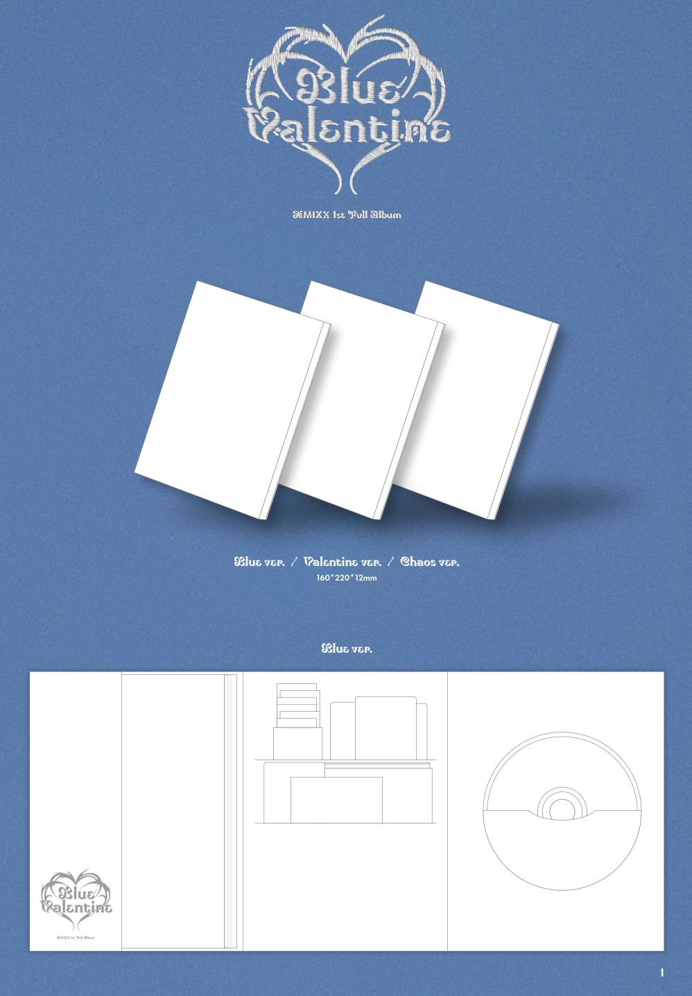 NMIXX - BLUE VALENTINE + FANS SHOP Photocard Nolae