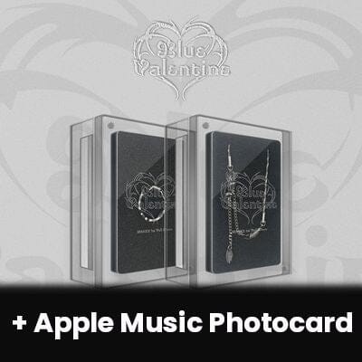 NMIXX Blue valentine Apple music ラキドロセット NMIXX 1st Full Album - Blue Valentine + APPLEMUSIC Photocard