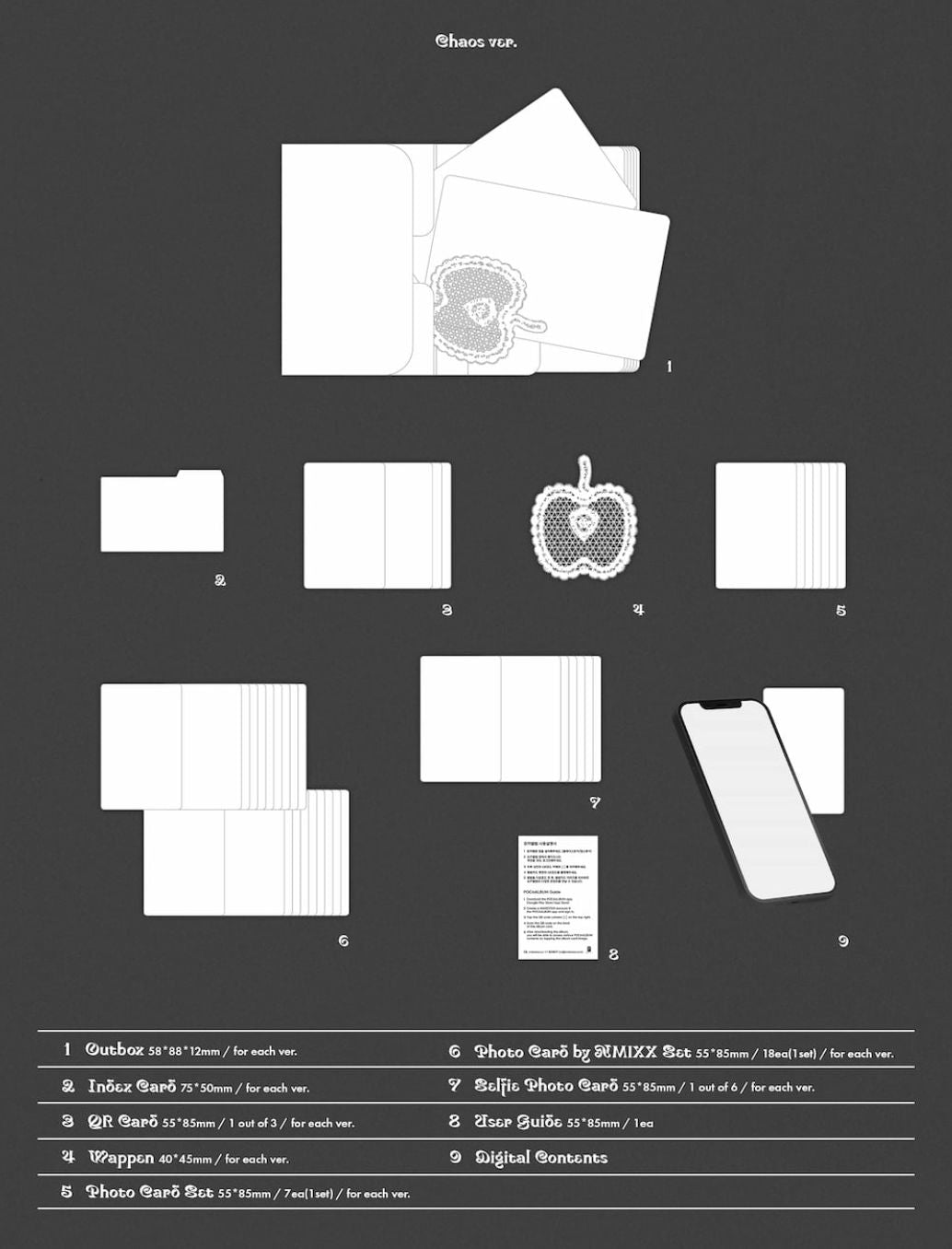 NMIXX - BLUE VALENTINE (PLATFORM ALBUM POCA ALBUM VER.) + Apple Music Photocard Nolae