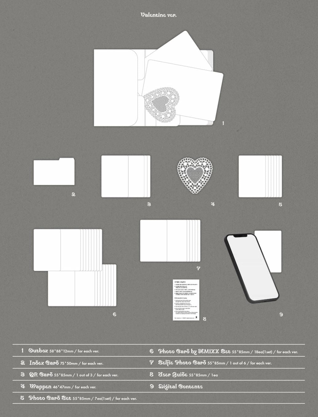 NMIXX - BLUE VALENTINE (PLATFORM ALBUM POCA ALBUM VER.) + Apple Music Photocard Nolae