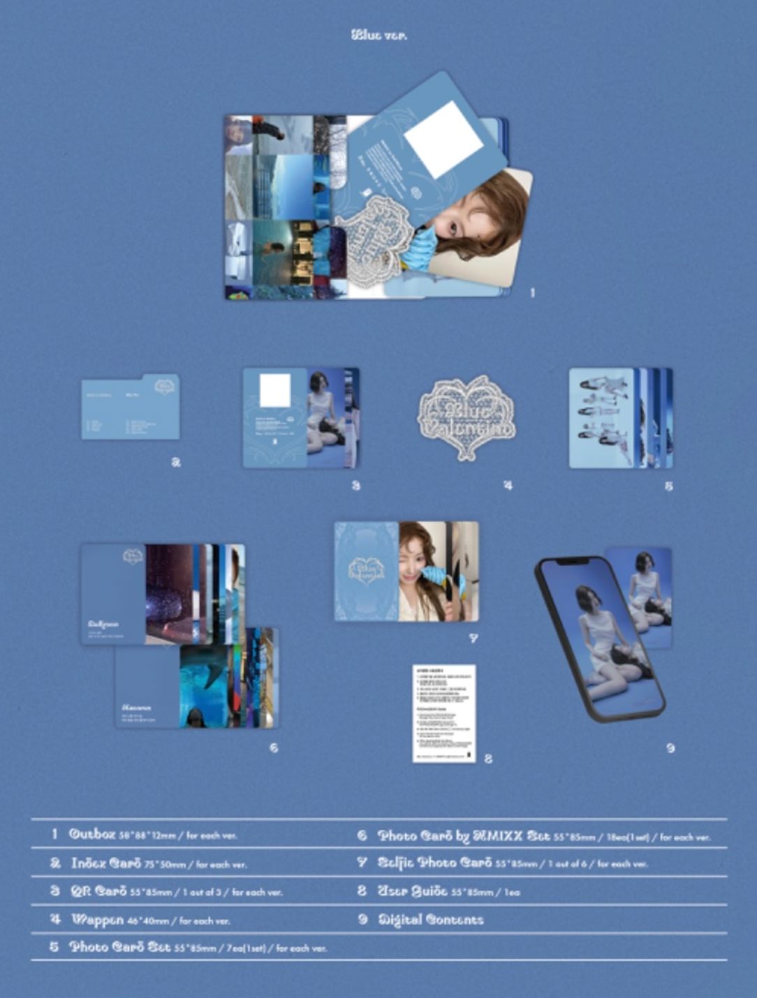 NMIXX - BLUE VALENTINE (PLATFORM ALBUM POCA ALBUM VER.) Nolae
