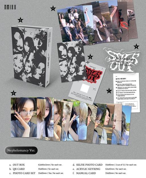 NMIXX - FE3O4: STICK OUT (3RD EP) PLATFORM ALBUM NEMO VER. SET + JYP SHOP Gift Nolae