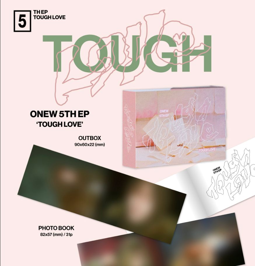 SHINee ONEW オニュ TOUGH LOVE 直筆 サインアルバム SHINEE ONEW - 5TH EP TOUGH LOVE (NOTE Ver.)