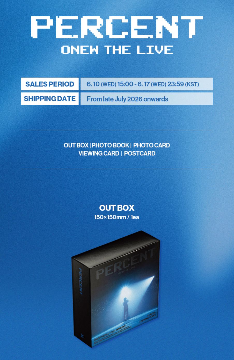 ONEW (SHINEE) - WORLD TOUR 'PERCENT' (ONEW THE LIVE) Nolae