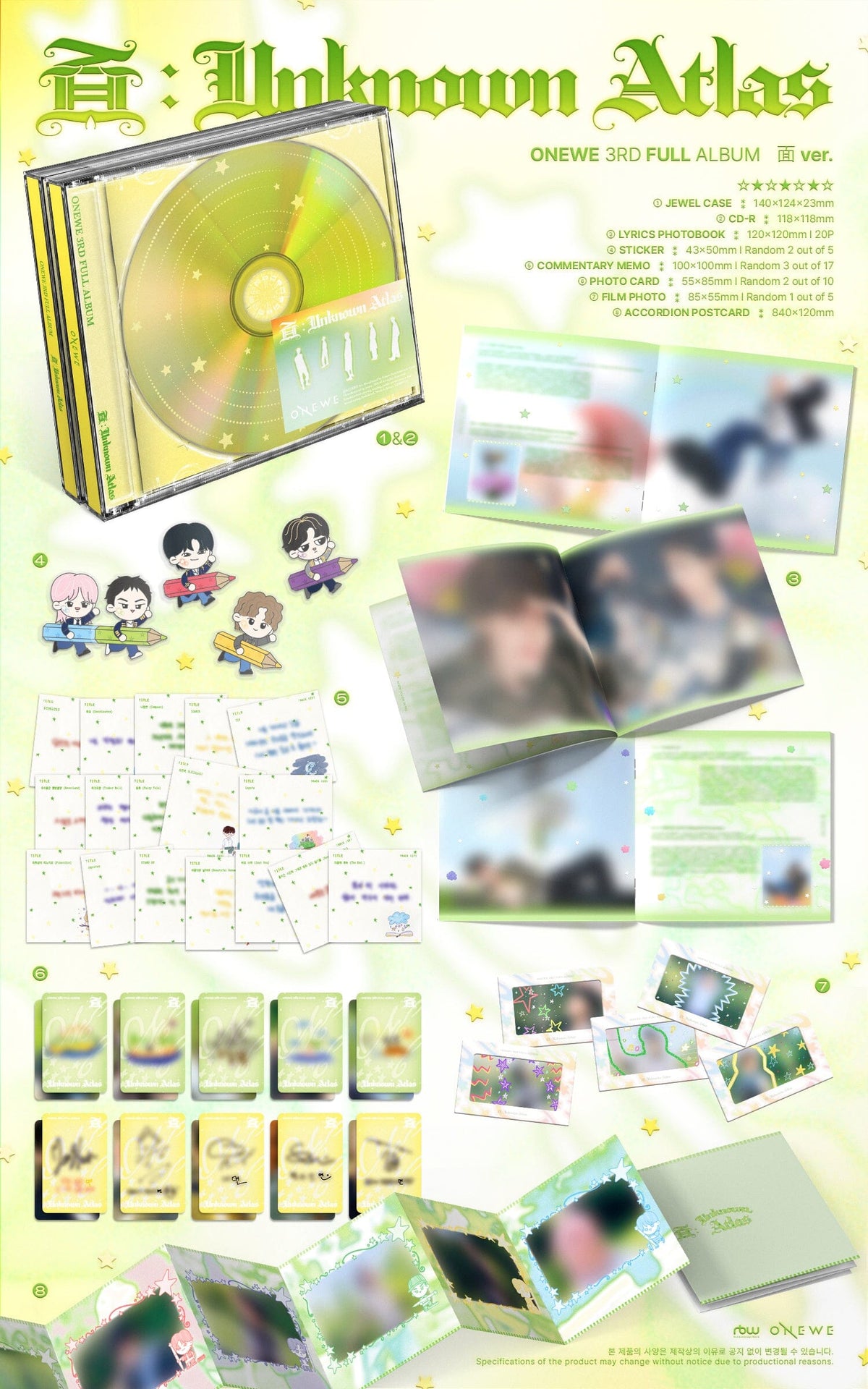 ONEWE - 面 : UNKNOWN ATLAS Nolae