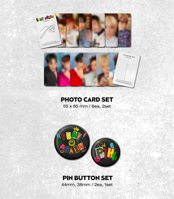 P1HARMONY - P1AY AGAIN (4TH PHOTO BOOK) + Soundwave Photocards Nolae