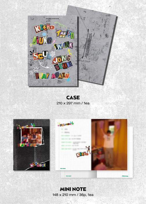 P1HARMONY - P1AY AGAIN (4TH PHOTO BOOK) + Soundwave Photocards Nolae