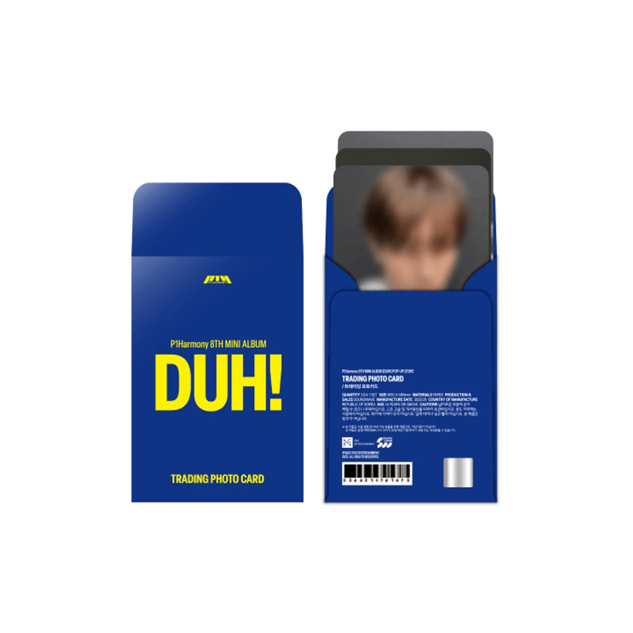 P1HARMONY - TRADING PHOTO CARD (8TH MINI ALBUM 'DUH!' MD) Nolae