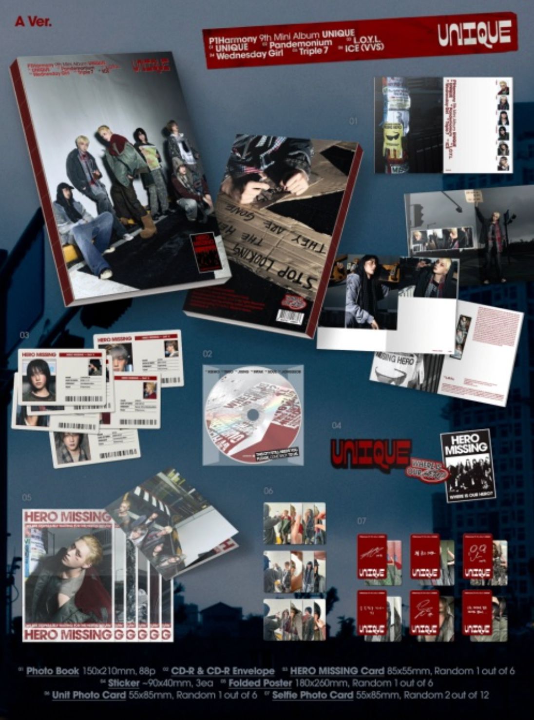 P1HARMONY - UNIQUE (PHOTO BOOK VER.)