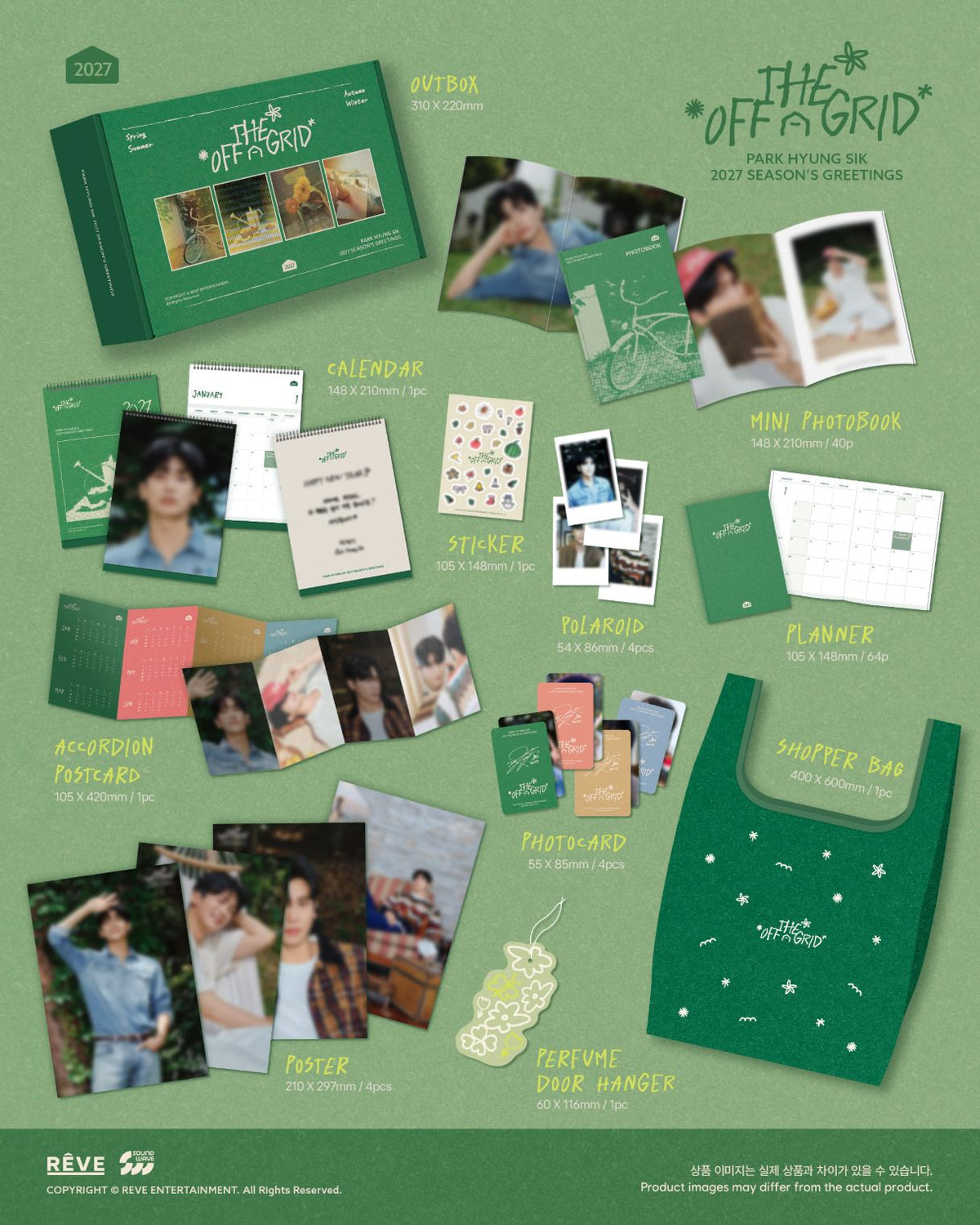 PARK HYUNG SIK - 2027 SEASON’S GREETINGS (OFF THE GRID) Nolae