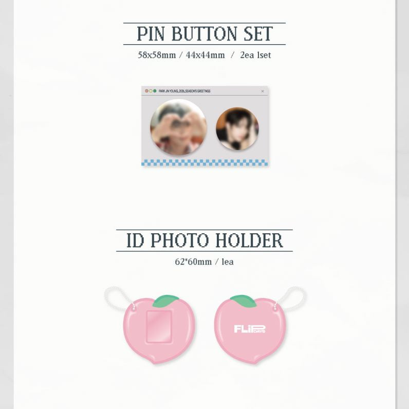 PARK JIN YOUNG (GOT7) - 2026 SEASON'S GREETINGS (FLIP DAYS) + Extra Ph