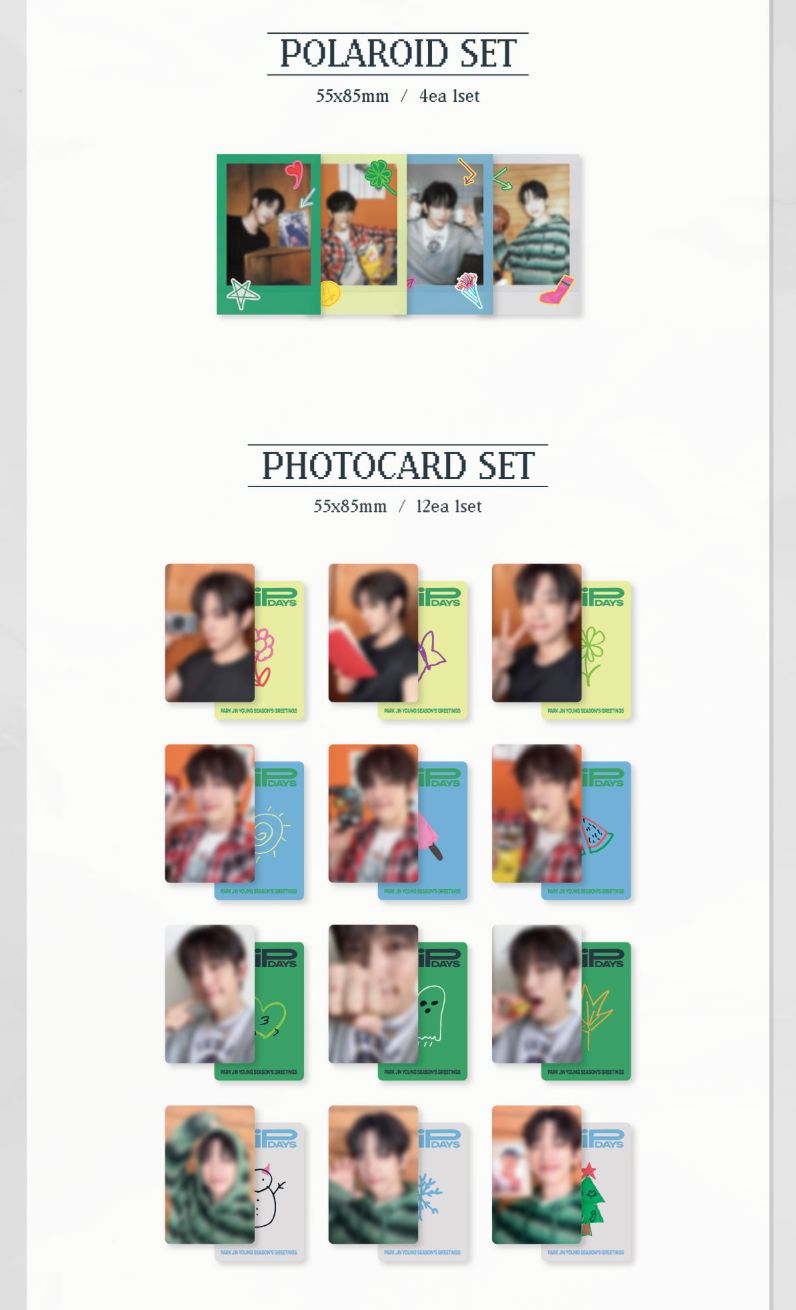 PARK JIN YOUNG (GOT7) - 2026 SEASON'S GREETINGS (FLIP DAYS) + Extra Ph