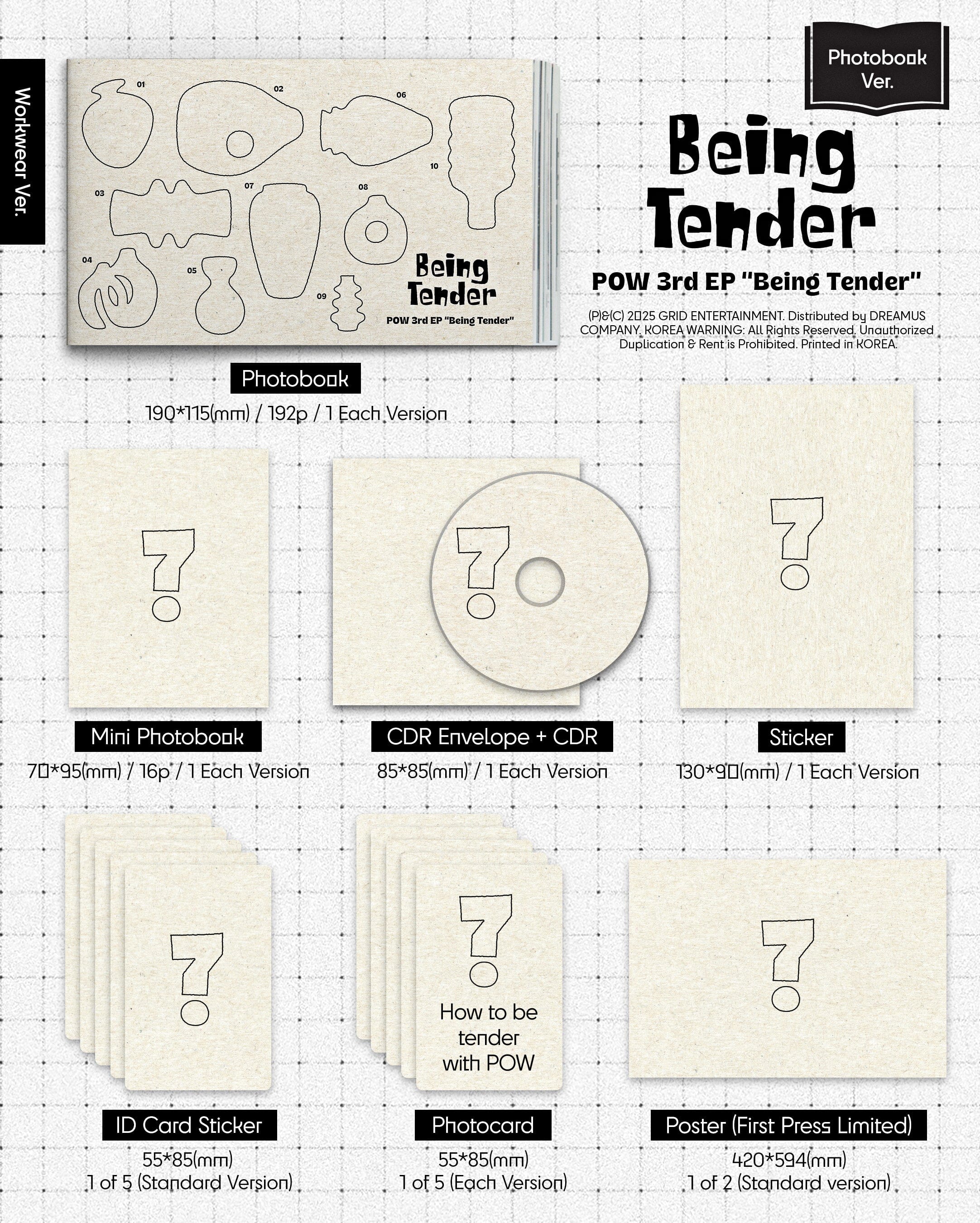 POW - BEING TENDER (PHOTOBOOK VER.) Nolae