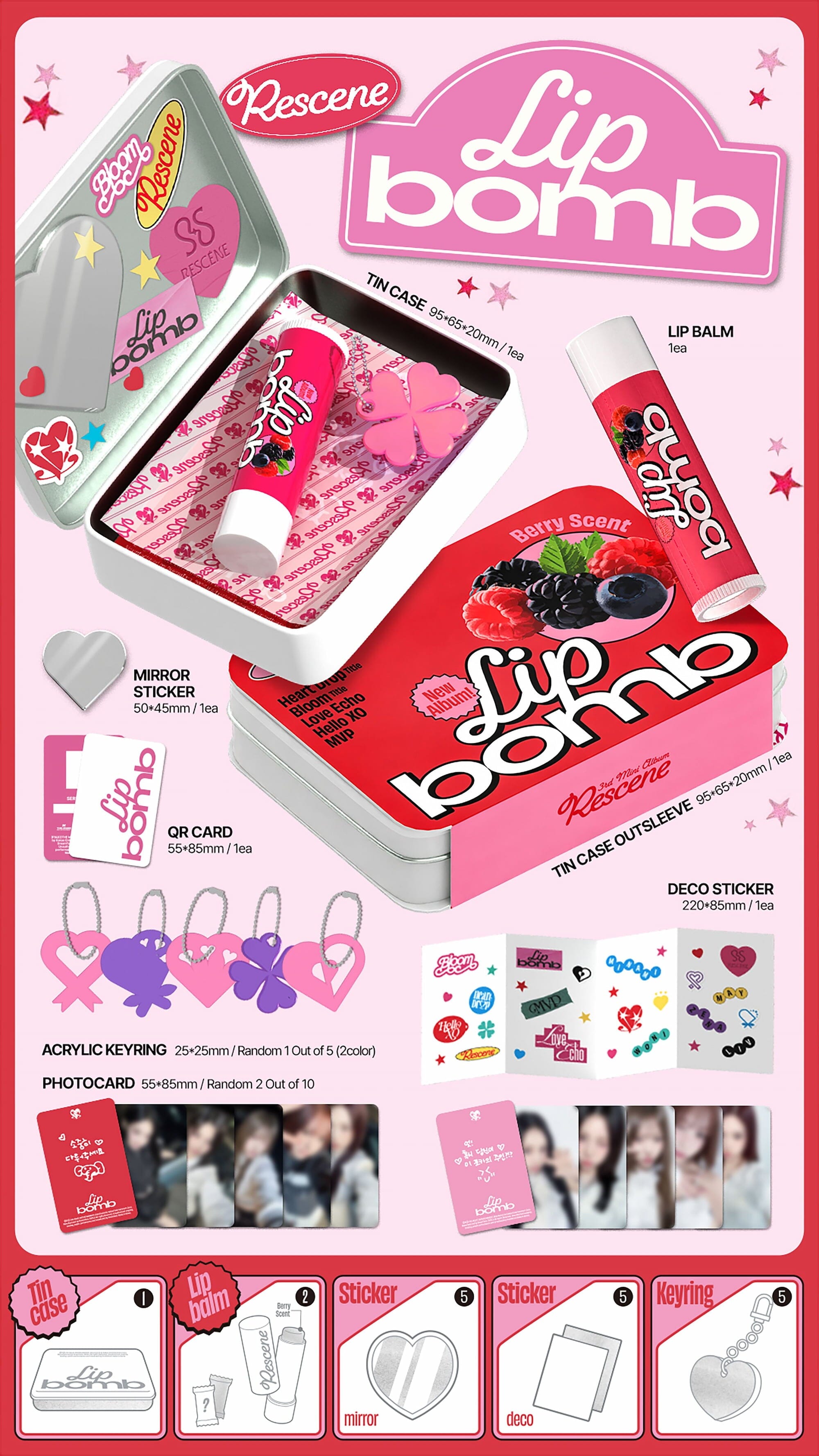 RESCENE - LIP BOMB (LIP BALM VER.)