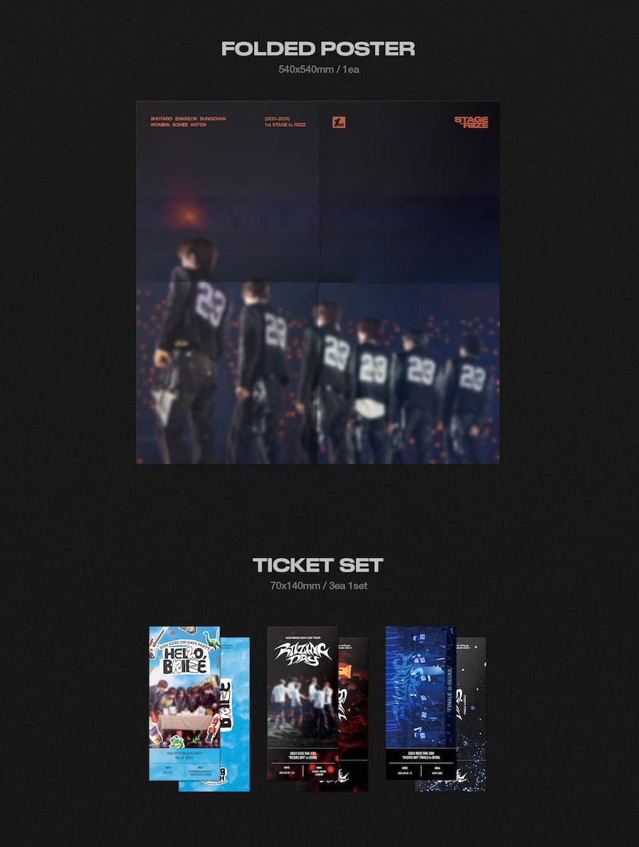 RIIZE - 1ST STAGE TO RIIZE (BLU-RAY + DIGITAL CODE SET)