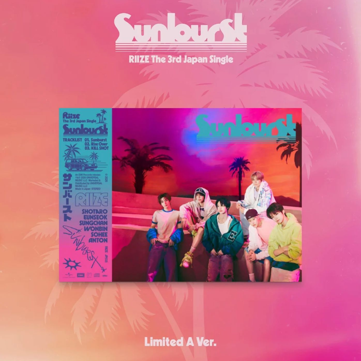 RIIZE - SUNBURST (THE 3RD JAPAN SINGLE)
