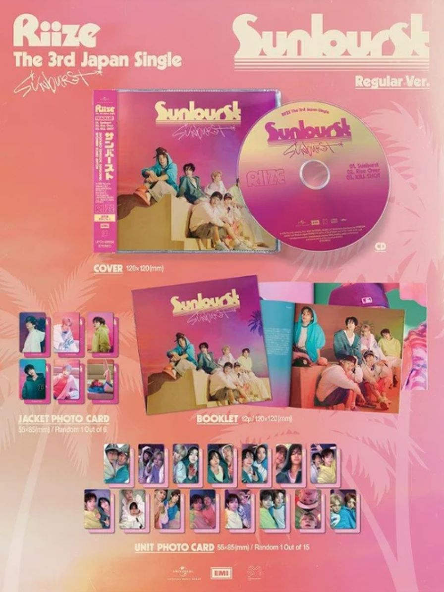 RIIZE - SUNBURST (THE 3RD JAPAN SINGLE)