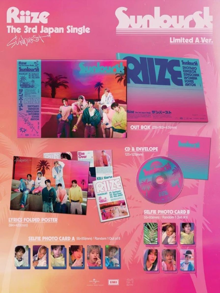 RIIZE - SUNBURST (THE 3RD JAPAN SINGLE) Nolae