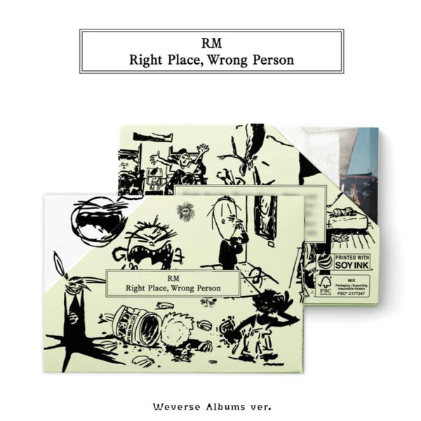 RM (BTS) - RIGHT PLACE, WRONG PERSON (2ND SOLO ALBUM) WEVERSE ALBUMS VER.