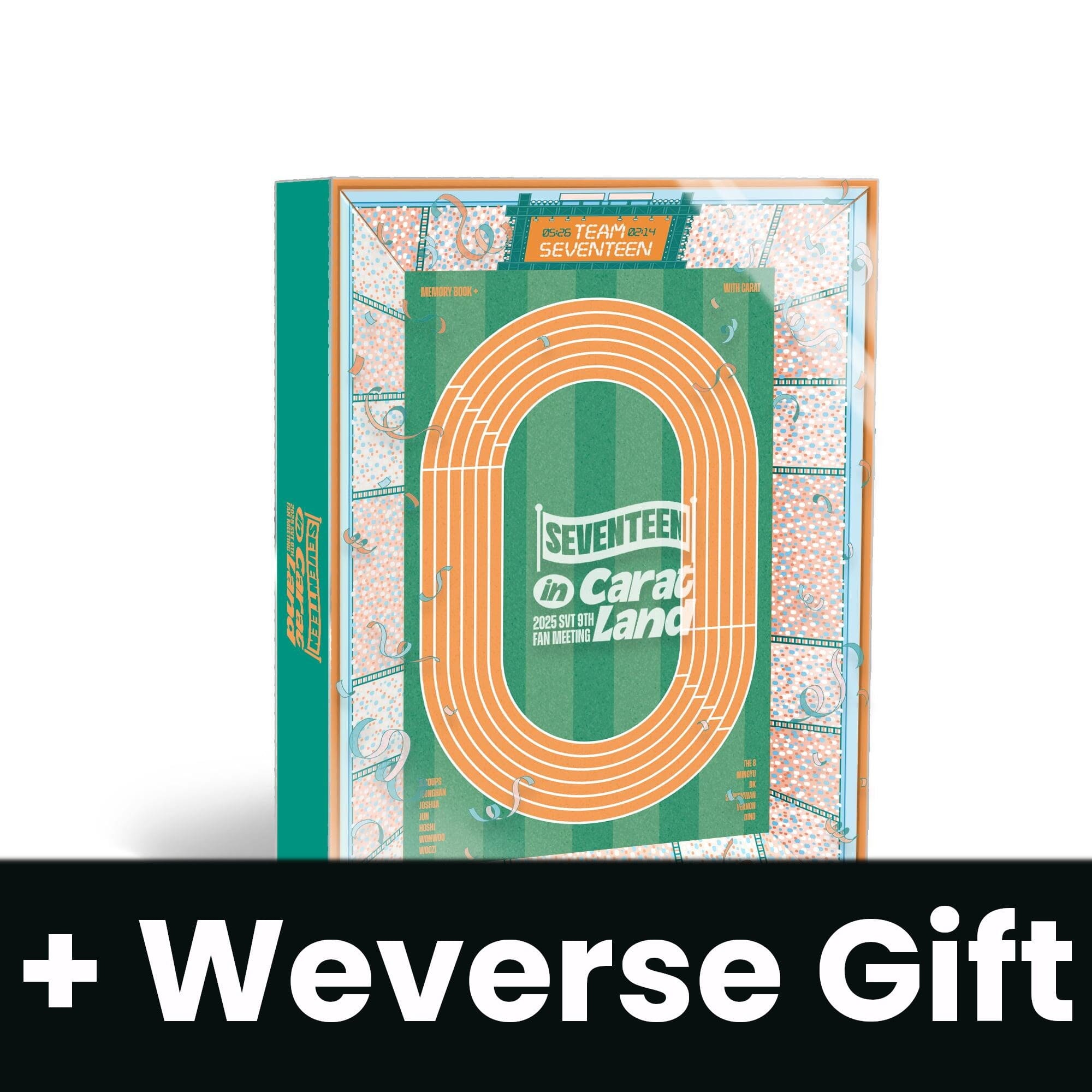 SEVENTEEN - 2025 SVT 9TH FAN MEETING SEVENTEEN IN CARAT LAND (MEMORY BOOK+) + Weverse Gift Nolae