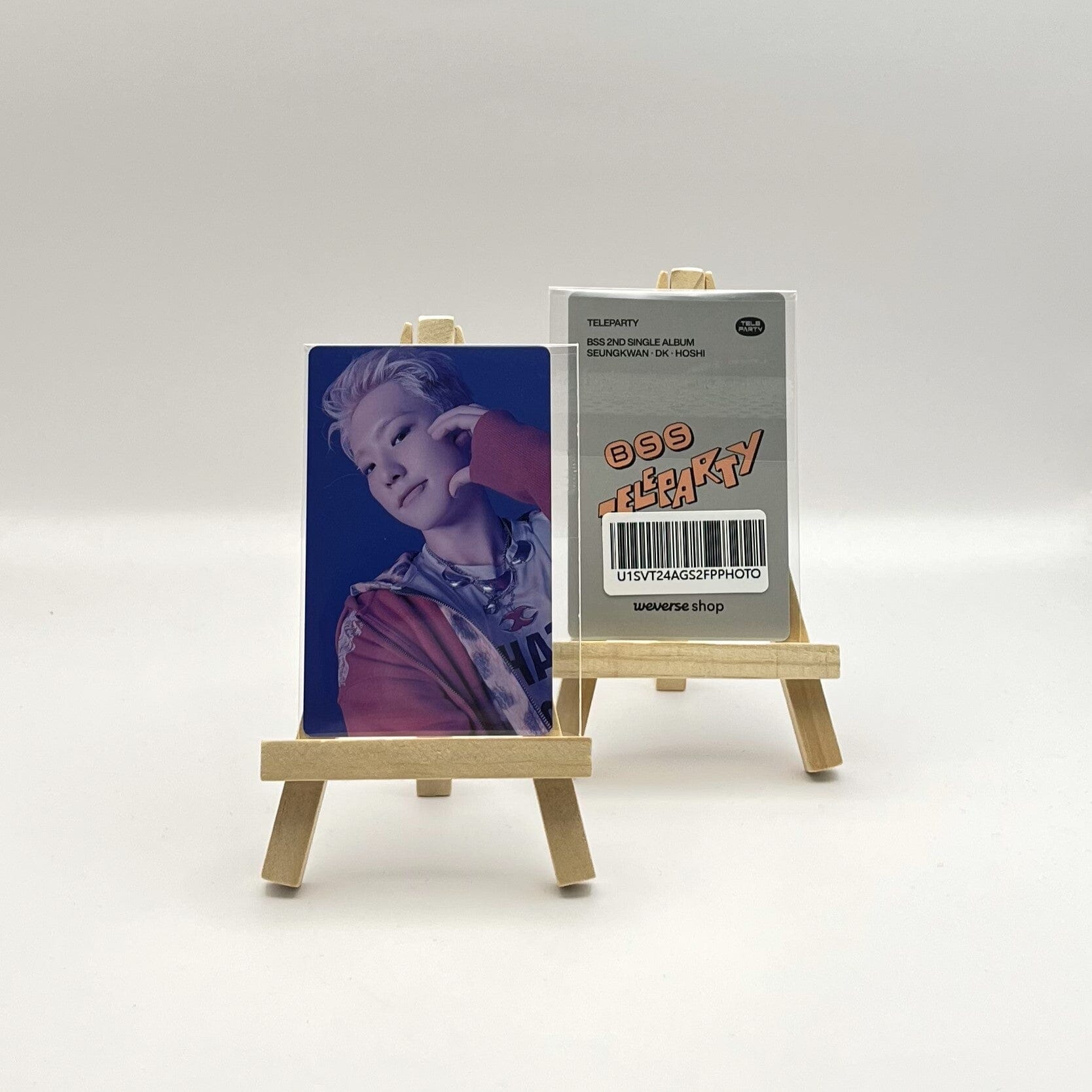 SEVENTEEN BSS - TELEPARTY - WEVERSE FAN PARTY APPLICATION PHOTOCARD