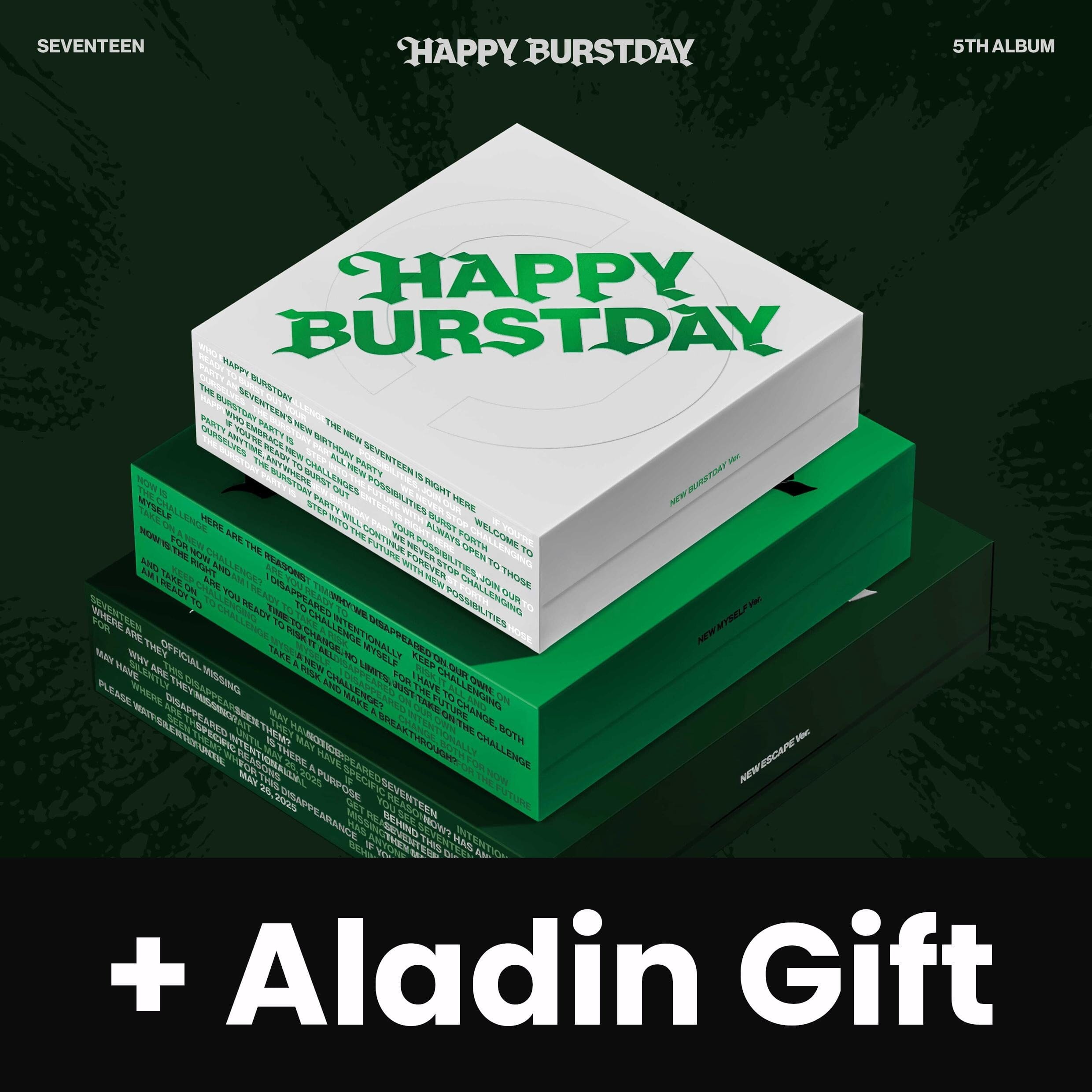 SEVENTEEN - HAPPY BURSTDAY + Aladin Gift Nolae