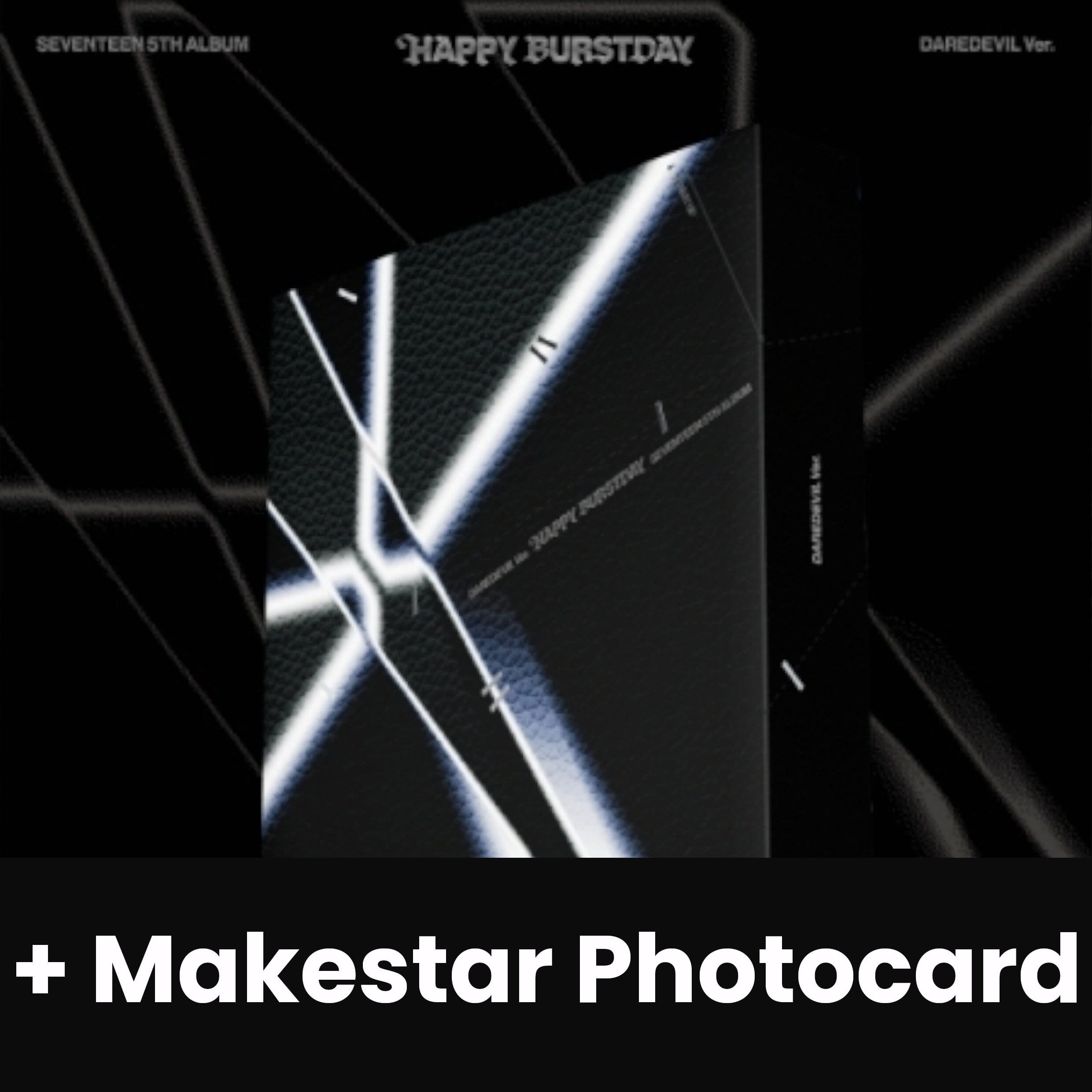 SEVENTEEN - HAPPY BURSTDAY (DAREDEVIL VER.) + Makestar Photocard Nolae