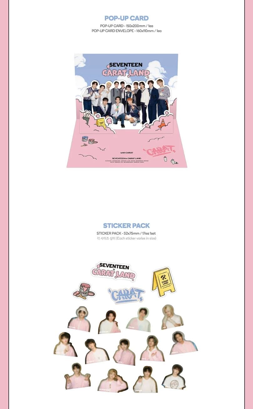 SEVENTEEN - SEVENTEEN in CARAT LAND (MEMORY BOOK + DIGITAL CODE) + Weverse Gift Nolae