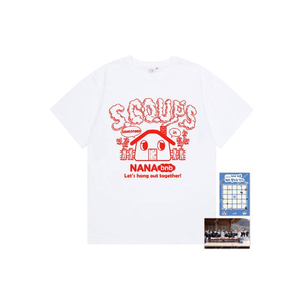 SEVENTEEN - T-SHIRT ('NANA BNB WITH SEVENTEEN' OFFICIAL MD)