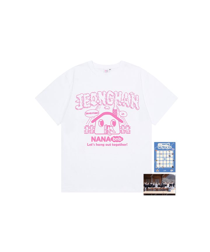 SEVENTEEN セブチ NANA bnb Tシャツ エスクプス SEVENTEEN - T-SHIRT ('NANA BNB WITH SEVENTEEN' OFFICIAL MD)