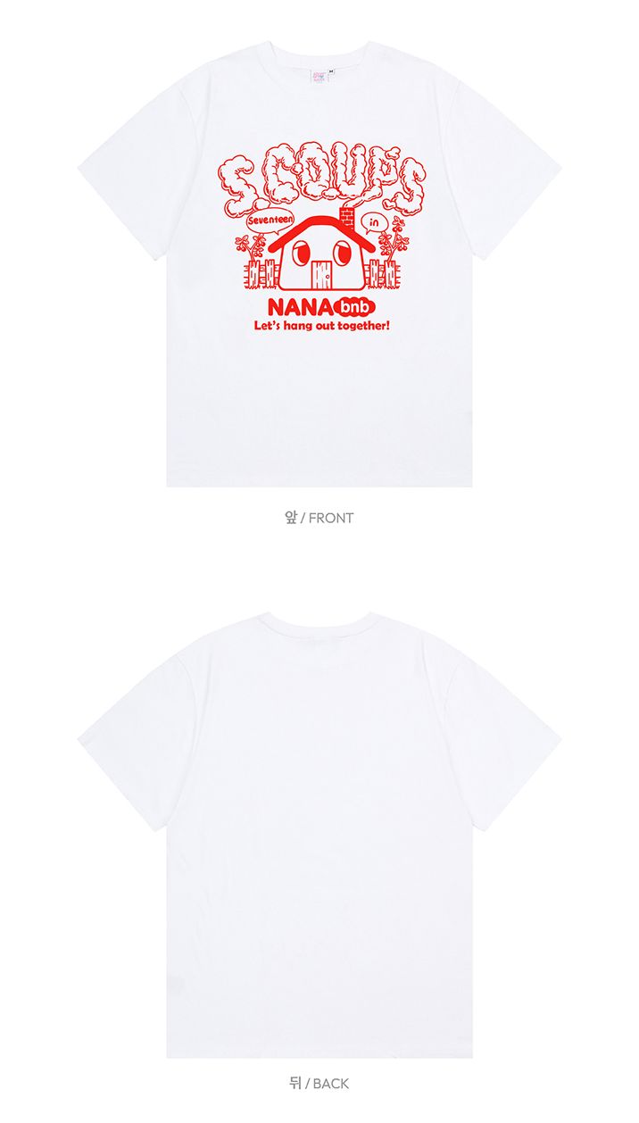 SEVENTEEN - T-SHIRT ('NANA BNB WITH SEVENTEEN' OFFICIAL MD)