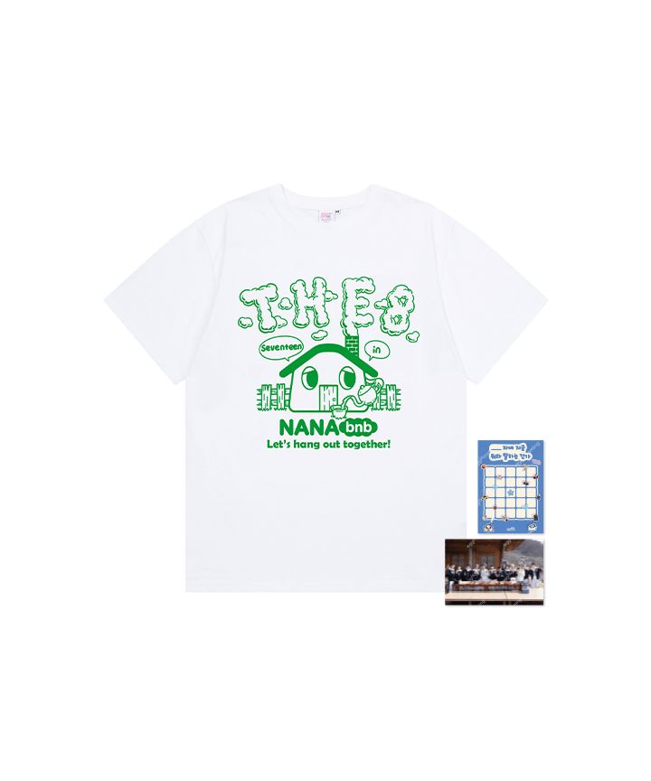 【楽ギフ_のし宛書】 SEVENTEEN - T-SHIRT ('NANA BNB WITH SEVENTEEN' OFFICIAL MD) アイドル