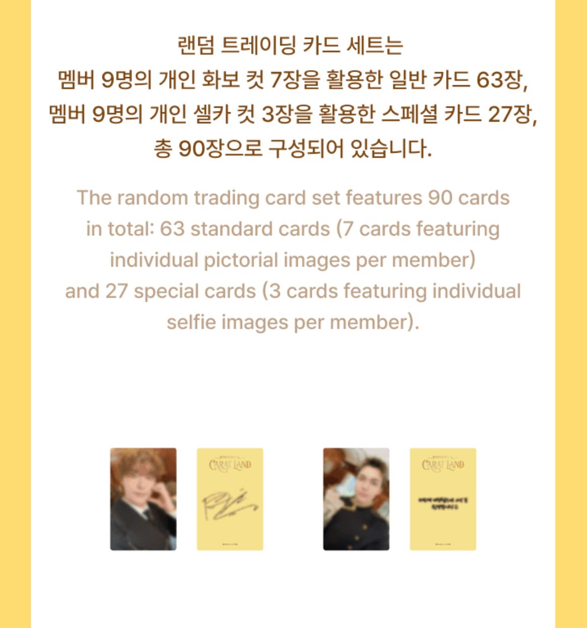 SEVENTEEN - TRADING CARD SET (2026 SVT 10TH FAN MEETING 'SEVENTEEN in