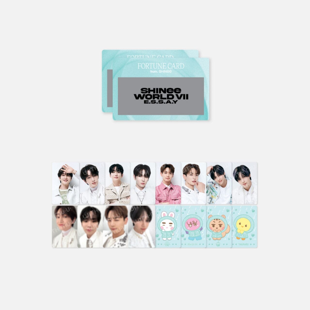 SHINEE - FORTUNE SCRATCH CARD & BRACELET (WORLD Ⅶ [E.S.S.A.Y