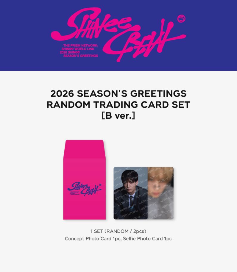 SHINEE - RANDOM TRADING CARD SET (2026 SEASON'S GREETINGS)