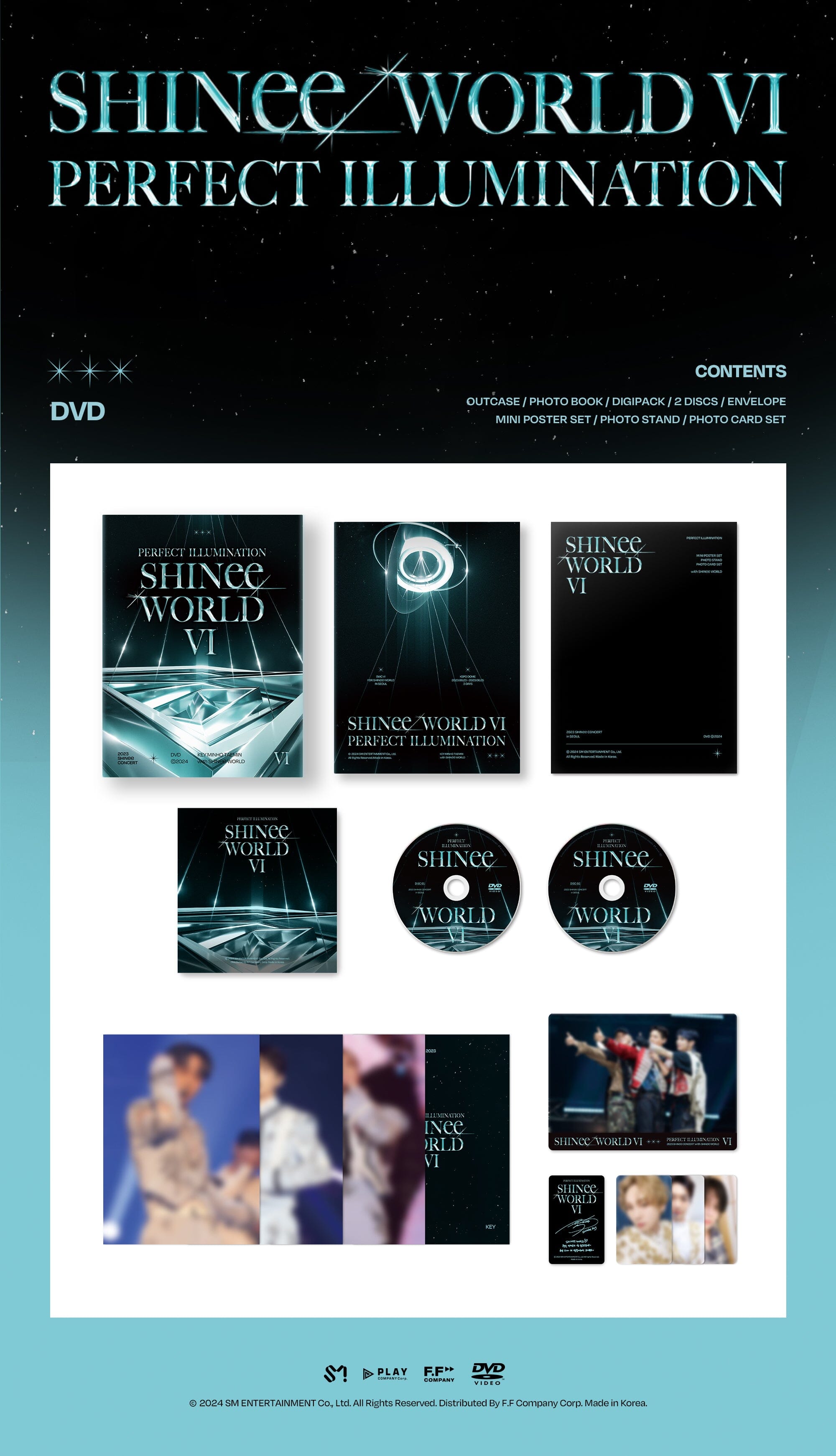 SHINEE - SHINEE WORLD VI 'PERFECT ILLUMINATION' IN SEOUL (DVD & BLU-RA