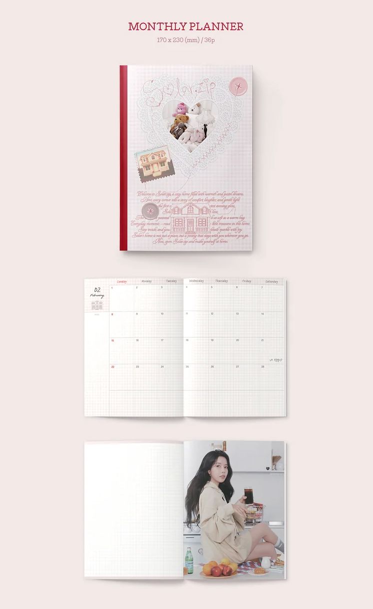 SOLAR (MAMAMOO) - 2026 SEASON'S GREETINGS (SOLAR.ZIP) + Bizent Gift