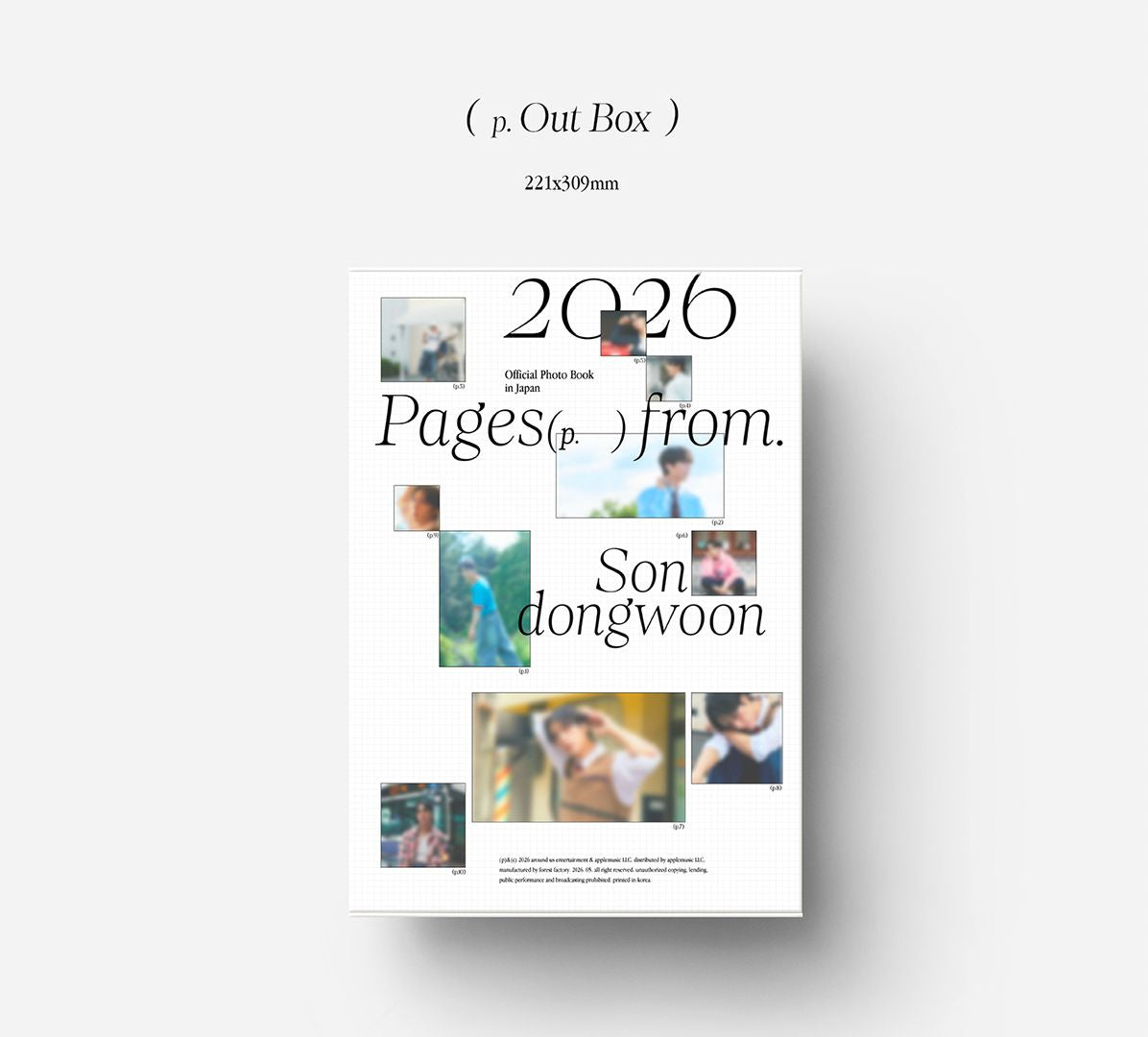 SON DONGWOON (HIGHLIGHT) - PAGES FROM (2026 OFFICIAL PHOTOBOOK) Nolae