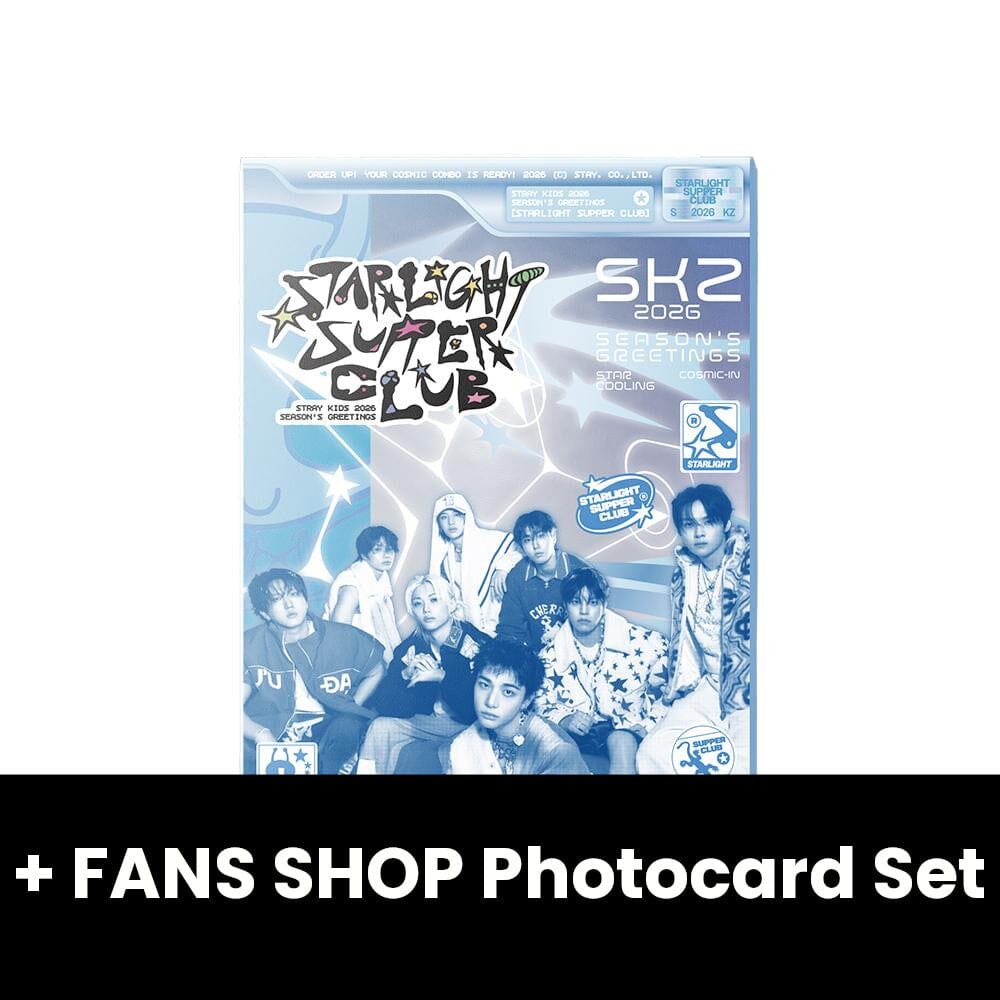 STRAY KIDS - 2026 SEASON'S GREETINGS (STARLIGHT SUPER CLUB) + FANS SHOP Photocard Set Nolae
