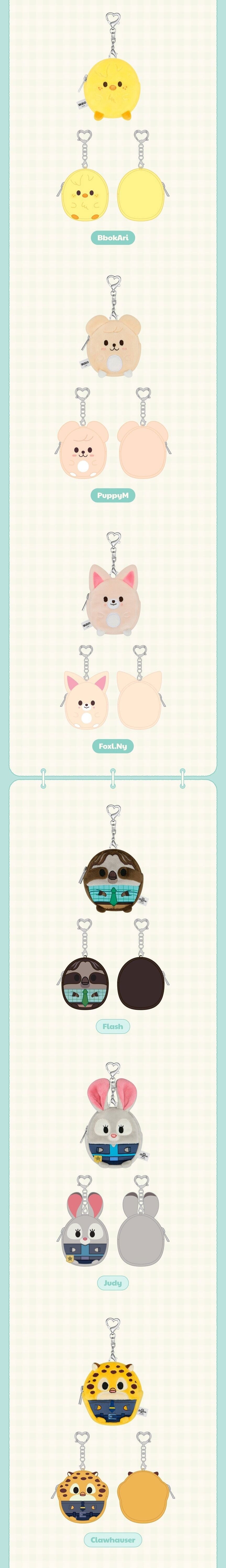STRAY KIDS - COIN POUCH (SKZOO X ZOOTOPIA2 POP-UP MD)