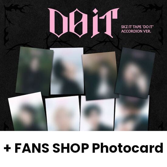 STRAY KIDS - DO IT (ACCORDION VER.) + FANS SHOP Photocard