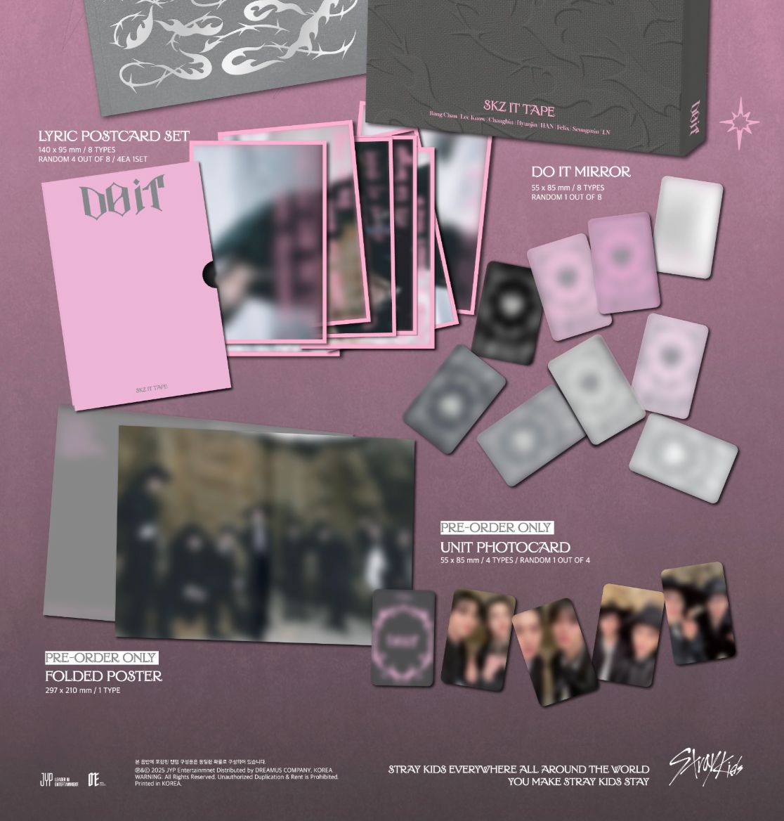 STRAY KIDS - DO IT (DO VER.) (LIMITED) + Aladin Photocard