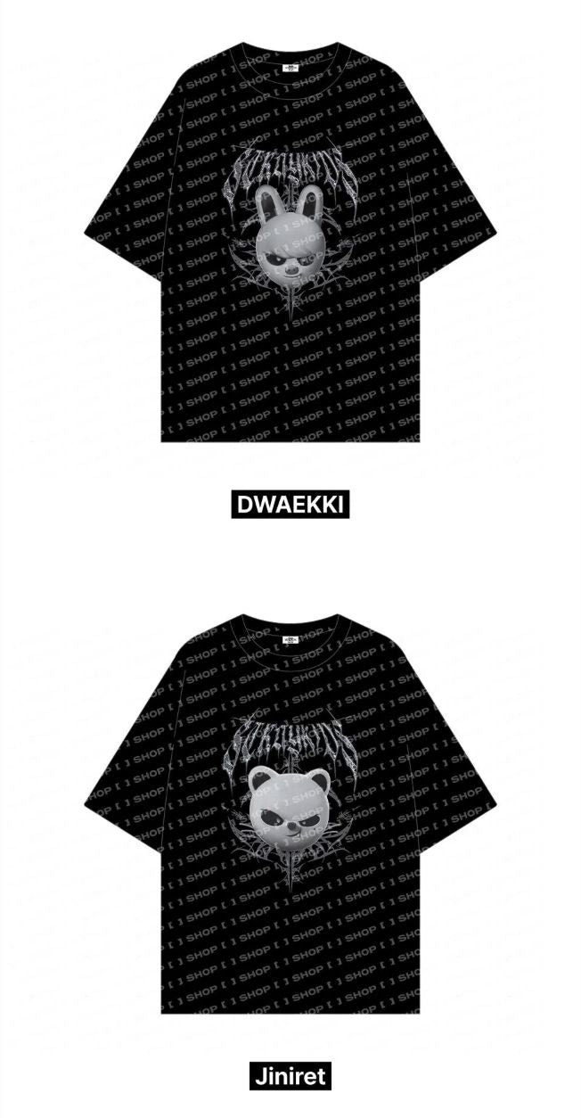 STRAY KIDS - EVIL SKZOO T-SHIRT (DOMINATE WORLD TOUR OFFICIAL MD) Nolae