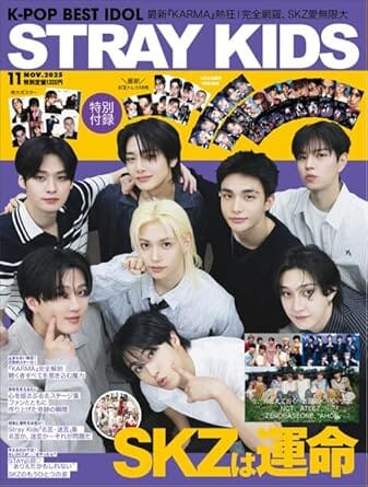 STRAY KIDS - K-POP BEST IDOL (JAPAN NOVEMBER ISSUE) Nolae
