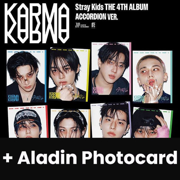 STRAY KIDS - KARMA (ACCORDION VER.) + Aladin Photocard