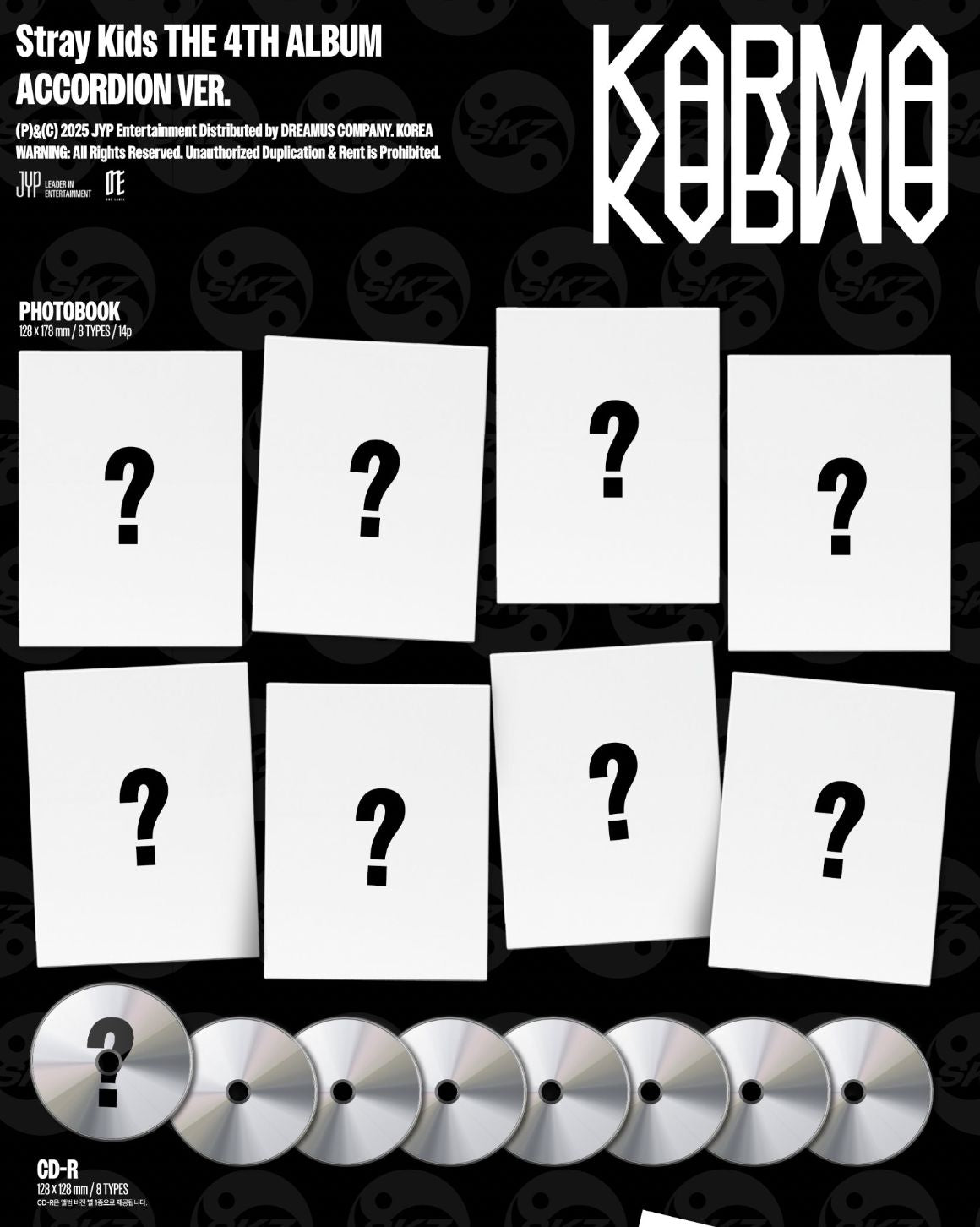 STRAY KIDS - KARMA (ACCORDION VER.) + FANS SHOP Photocard Nolae
