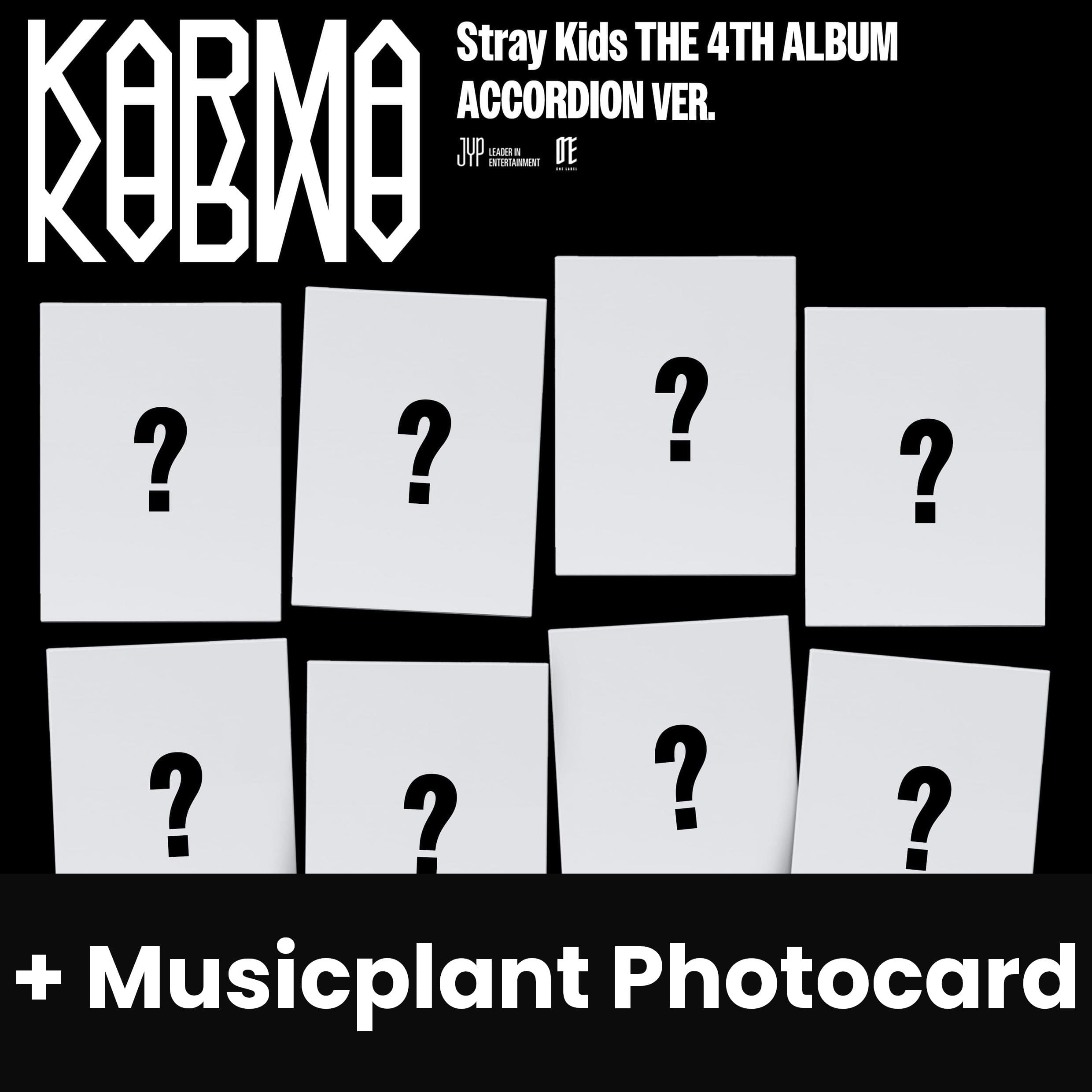 STRAY KIDS - KARMA (ACCORDION VER.) + Musicplant Photocard Nolae