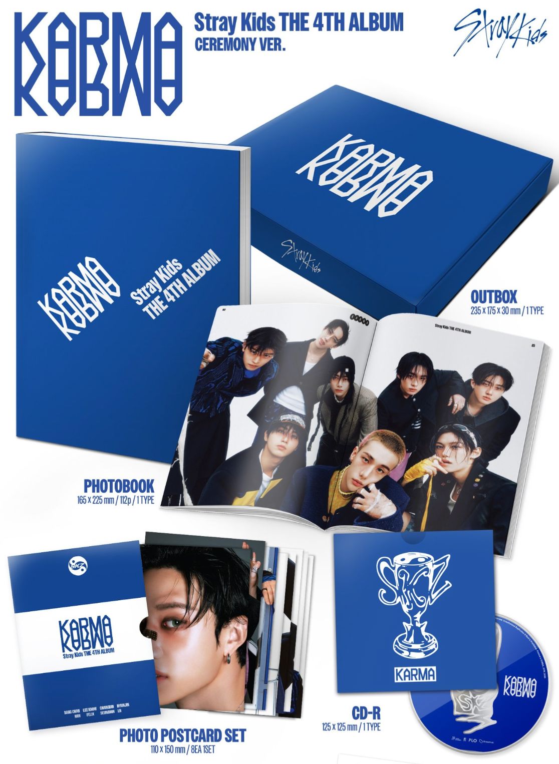 Stray Kids KARMA Music Korea Photocard Stray Kids KARMA Music Korea Photocard